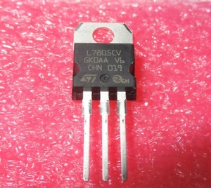 2 pcs L7805CV (7805 TYPE) VOLTAGE REGULATOR 1.5A Output - Picture 1 of 1