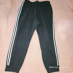 ADIDAS Men's Essential Joggers Black/White 70% Cotton 30% Polyester CV6800 Sz XL - Picture 1 of 10