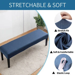 Elastic Bench Cover, Lazy Seat Protection, Bench Seat Cushion Cover for room - Picture 1 of 61