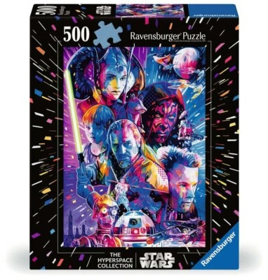Phantom Menace "Star Wars Hyperspace" 500 Piece Jigsaw Puzzle Ravensburger New - Image 1 of 2