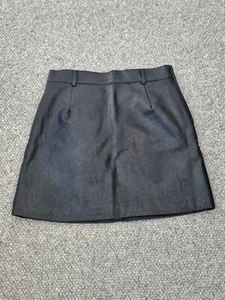 Divided By H&M Size 8 Black Leather Look Mini Skirt, BRAND NEW WITHOUT TAGS!!!! - Picture 1 of 3
