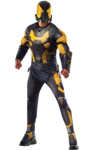 LICENSED DELUXE YELLOWJACKET ADULT MENS ANT MAN VILLAIN HALLOWEEN COSTUME - Picture 1 of 2