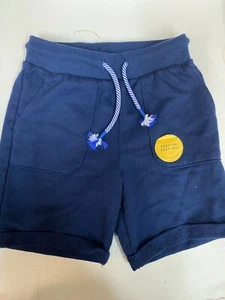Cat & Jack Toddler Boys 3T Navy Blue Pull-On Shorts w/ Drawstring & Pockets - Picture 1 of 2