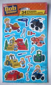 2009 Bob the Builder Sticker package unopen 2 sheets American Greetings - Picture 1 of 2