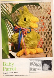 BABY PARROT CROCHET PATTERN - Picture 1 of 1