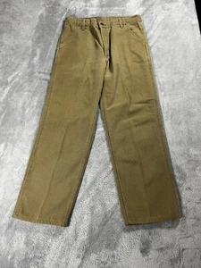 Vintage Carhartt Jeans Größe 33x32 Braun WU3072 Made In U.S.A Arbeit 90er - Bild 1 von 12