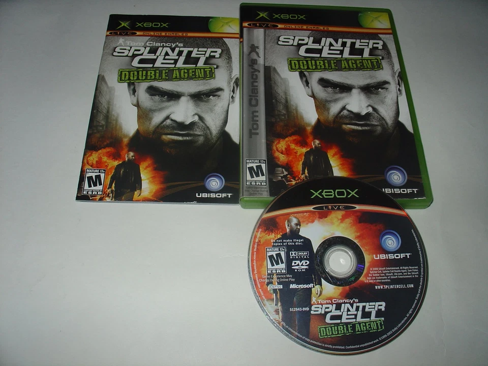 Tom Clancy's Splinter Cell Double Agent (Microsoft Xbox, 2006) Minty Tested - Image 1 of 1