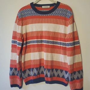 SCOTCH & SODA Herren M Pullover hell gestreift Pulli Crew Baumwolle Typ K22 - Bild 1 von 10