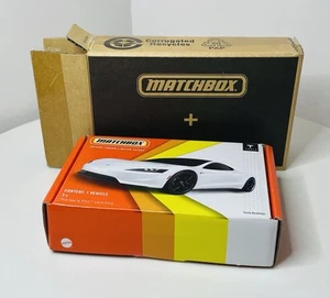Mattel Creations Matchbox Tesla Roadster Carbon Neutral 1/64 Scale Brand New - Picture 1 of 4