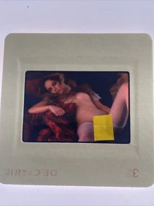 VINTAGE FEMALE SEXY RISQUÉ NUDE 1980S COLOR TRANSPARENT SLIDE (J.S.HICKS) #16 - Bild 1 von 1