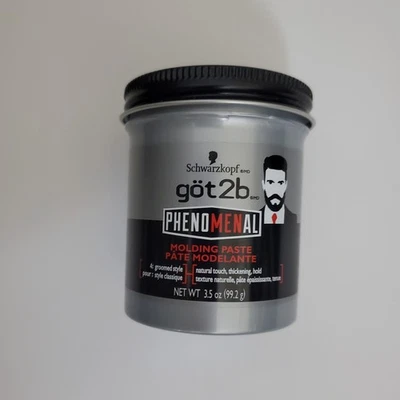 Pasta moldeadora fenomenal Got2b de Schwarzkopf espesante fenomenal 3,5 OZ Foto 1 de 3