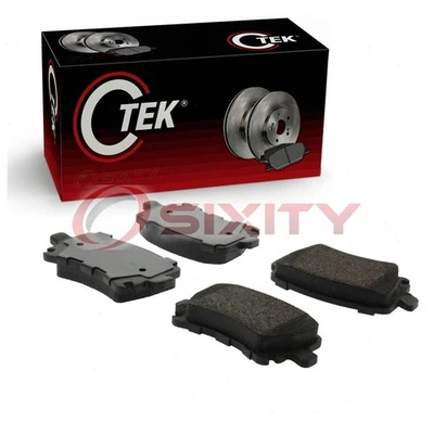 Juego de pastillas de freno de disco trasero centrado para Volkswagen Eos 2007-2009 freno ld Foto 1 de 4