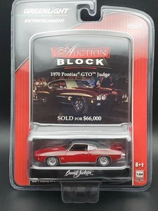 Greenlight 1970 Pontiac GTO Judge Barrett Jackson Auction Block - Picture 1 of 6