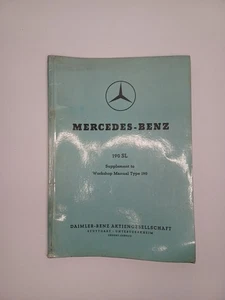 Mercedes-Benz 190 SL Supplement to Workshop Manual Type 190 - Picture 1 of 11