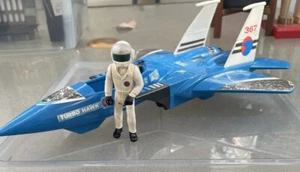 Fisher Price Turbo Hawk Jet Fighter Plane Adventure People w/Pilot-Vintage 1982 - Picture 1 of 17