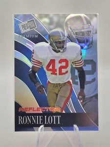 2024 Leaf Press Pass Premium Reflector Ronnie Lott SF 49ers 18/20 SSP - Picture 1 of 2