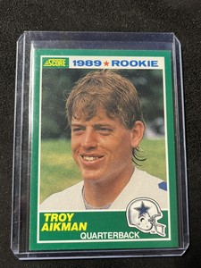 Troy Aikman 1989 Score #270 Rookie RC HOF Cowboys 🔥🏈