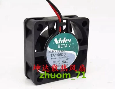 1PC NIDEC 4CM H35081-33 4015 12V 0.09A Silent server chassis fan - Image 1 of 2