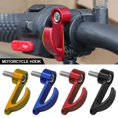 Motorcycle Parts CNC Aluminium Single Hole Hook Helmet Hook Holder Accessories - Image 1 of 4