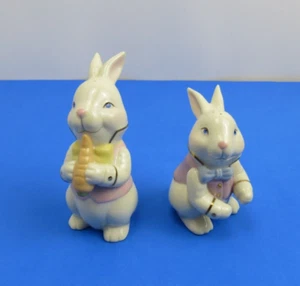 Lenox Occasions Easter Bunny Rabbit Salt and Pepper Shaker Set - Picture 1 of 7