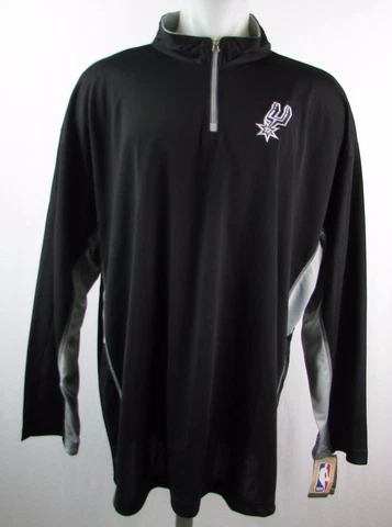 San Antonio Spurs NBA  Men's Big & Tall 1/4-Zip Pullover Warm-Up Track Jacket Cover
