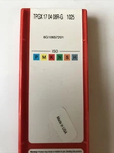 Sandvik - 10 x New Carbide Turning Inserts TPGX 17 04 08R-G 1025 - Imagen 1 de 2
