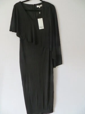 ISSA LONDO BLACK LILY ASYMMETRIC DRESS SIZE  10 NEW WITH TAG - Image 1 of 4