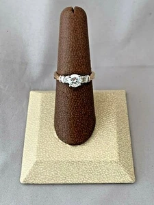 1,00 KARAT GESAMTGEWICHT VERLOBUNGSRING IN 14K GOLD - Bild 1 von 4