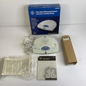 GE Answering Machine 29878GE1 Digital Messaging System with Voice Complete