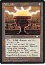 Sol Grail *Uncommon* Magic MtG x1 Alliances SP