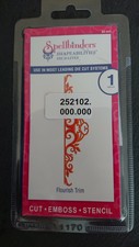 Spellbinders Shapeabilities Die D-Lites cut emboss stencil Flourish Trim 1pc