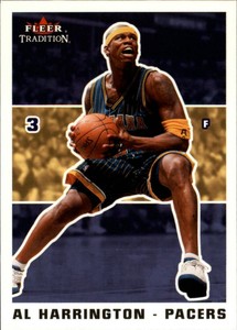 2003-04 Fleer Tradition Indiana Pacers Basketball Card #114 Al Harrington