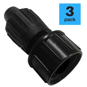 Habitech 1/2" Drip Irrigation Tubing to Faucet / Garden Hose Adapter (3 Pack) - Picture 1 of 6