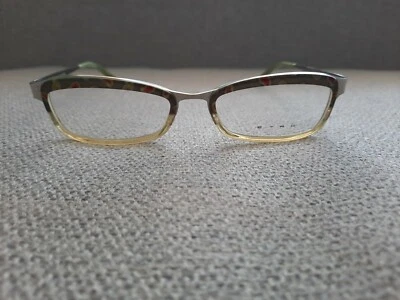 Marco de gafas vintage ETRO Butterfly modelo VE 9547 color plata \ verde 53-16 Foto 1 de 3