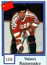 1992 Finnish Semic Stickers Snickers Backs #112 Valery Kamesky