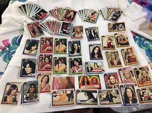 Charlie's Angels cards Vintage 1979 tv bubble gum collection 78 cards + stickers - Picture 1 of 11