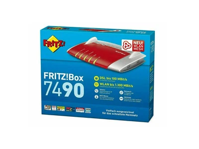 AVM FRITZ!Box 7490 Wireless Router/DSL-Modem vom AVM Partner aufbereitet - Bild 1 von 2