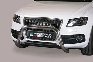 STAINLESS STEEL APPROVED BULL BAR FRONT PROTECTION D.76 FOR AUDI Q5 . - Picture 1 of 1