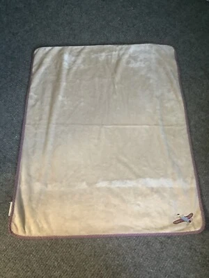 Manta para cuna Baby Martex Airplane roja borde guinga seguridad usada Foto 1 de 4