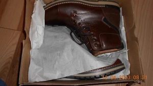 Brand New J Ferrar Dalton Lug D Dark Brown 9M Men's Casual Work Shoes - Picture 1 of 10