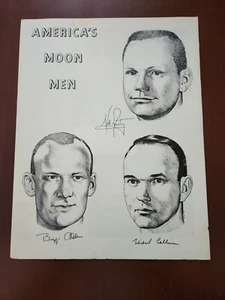 SKETCH APOLLO 11 PRIME CREW / Recensione pittorica di Apollo 11 8,5 x 11 - Foto 1 di 4