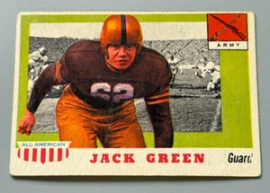 1955 Topps All-American Football #53 Jack Green - Picture 1 of 2