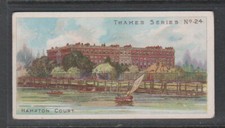 CIGARETTE CARDS Taddy 1903 Thames series - #24 Hampton Court