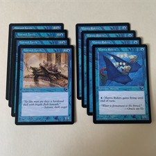 4x Horned Turtle & 4x Manta Riders- Tempest- NM- Magic the Gathering Cards Mtg