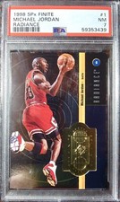 PSA 7 NM 1998-99 Upper Deck SPx Finite /5000 Radiance #1 Michael Jordan GOAT SP