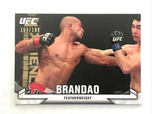 DIEGO BRANDAO GOLD PARALLEL CARD #63 153/188 TOPPS UFC KNOCKOUT 2013 - Picture 1 of 2