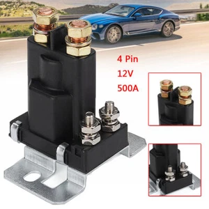 High Current Starter Solenoid Relay 500 AMP DC 12V 4 Pin Auto Start Contactor - Bild 1 von 7