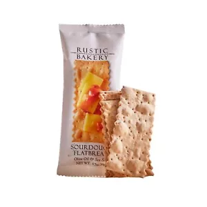 Rustikale Bäckerei Sauerteig Fladenbrot Olivenöl und Meersalz 0,7 Unzen 50er Pack Ablaufdatum 08/25 - Bild 1 von 6