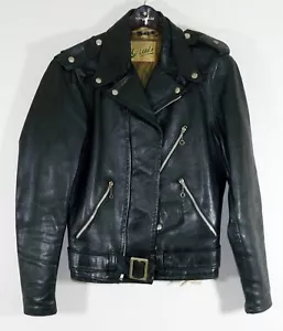 Chaqueta de Motocicleta de Colección Gris Pony Cuero Genuino Duradera Clásica Cafe Racer - Imagen 1 de 10