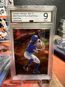 2022 Panini Prizm Draft Picks Termarr Johnson Lava Flow DCI Graded 9 🔥